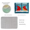 Cardinal Bird Window Snow Latch Hook Rug Kit for Adults Pre-Printed Handmade Carpet Crochet Yarn Craft DIY Hook and Latch Door Mat Tapestry Home Floor Decoration 52x38cm(2) view 3
