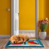 Cardinal Bird Window Snow Latch Hook Rug Kit for Adults Pre-Printed Handmade Carpet Crochet Yarn Craft DIY Hook and Latch Door Mat Tapestry Home Floor Decoration 52x38cm(2) view 4