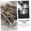 COHEALI 800pcs Metal Candle Wick Tabs for Candle Making Lightweight Wick Holders Craftsmanship for Craft Projects view 3
