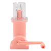 ANGGREK Weaver Knitting Tool, Portable Quick Knitting Small Hand Operated Easy to Use Hand Spool Knitter Interactive for Bracelet (Pink) view 1