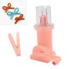 ANGGREK Weaver Knitting Tool, Portable Quick Knitting Small Hand Operated Easy to Use Hand Spool Knitter Interactive for Bracelet (Pink) view 3
