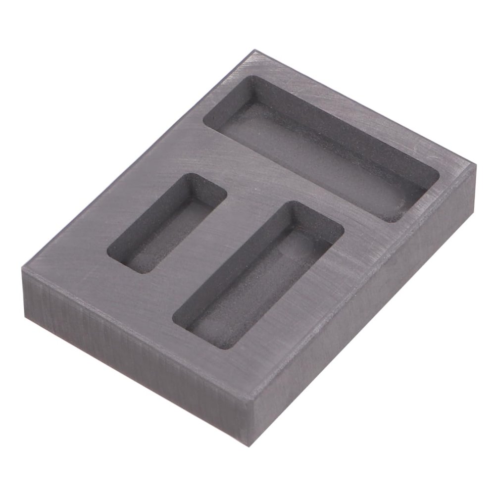 Hohopeti Graphite Tank Mold: Non-Ferrous Metal Casting Mould Gold Silver Ingot Crafting Tool