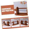 Gogogmee Wooden Spool Holder for Crocheting Yarn Spindle Rack Yarn Rack Thread Organizer Knitting Accessory view 2