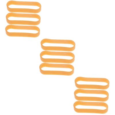 CORHAD 9pcs Rubber Mold Binding Belts for Pottery Crafts Stretch Straps for Plaster Molds Lightweight and Portable Tools for Shapes and Compact Designs