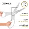 20 Inch Oversized Grand Opening Scissors - Giant White Sharp Ribbon Cutting Scissors Big Ribbon Cutting Ceremony for Inaugurations Business Openings and Special Events view 3
