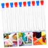 CORHAD 100pcs Sealed Needle Storage Containers Empty Bottles for Liquid Small Storage Jars Caps for Beads Needles Jewelry Sewing Embroidery view 3