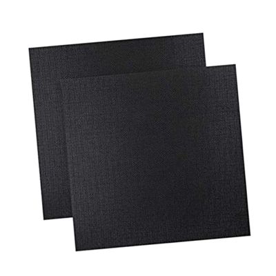 TOPPERFUN 10pcs Counted Cross-Stitch Fabric for Needlework Black Cotton Embroidery Cloth for DIY Projects and Family Crafts