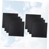 TOPPERFUN 10pcs Counted Cross-Stitch Fabric for Needlework Black Cotton Embroidery Cloth for DIY Projects and Family Crafts view 2