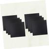 TOPPERFUN 10pcs Counted Cross-Stitch Fabric for Needlework Black Cotton Embroidery Cloth for DIY Projects and Family Crafts view 4