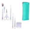 VILLFUL 1set Vinyl Weeding Tool Carving Supply Kit Portable Bag Precision Vinyl Weeding Tools for Crafting and Removing Adhesive Designs and Lightweight view 1