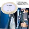 ULTECHNOVO Wool Buffing Pad Wheel for Auto Polisher Wool Material for Polishing Cars Non-damaging Buffing Wheel for Precision Cleaning and Waxing view 4