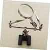 Hoement Desktop Magnifier Adjustable Stand Glass for Jewelry Close Work and Crafts for Detailed Inspection and Assembly view 2