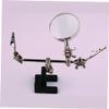 Hoement Desktop Magnifier Adjustable Stand Glass for Jewelry Close Work and Crafts for Detailed Inspection and Assembly view 3
