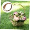 SEWOART 1roll DIY Strips for Crafting Long Wide Thick for Weaving Baskets Floral Arrangements and Repairs Durable Bendable and Easy to Clean view 3