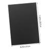Gogogmee 50sheets Thick Black Cardstock for Art Painting Heavyweight Blank Paper for Watercolor Sketching Artists Card Making and Crafting view 2