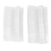 100 Packs Clear Wax Melt Forms, Empty Plastic Tray for Valentine Day Wickless Tarts Candle Crafting, Wax Forms for Candle Forms, 2.4 x 1.4 x 1in (Heart Shaped) view 1