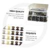 TOPPERFUN 100sets DIY Leather Repair Rivet Kit Double-Sided Studs Rivets Leather Craft Accessories view 4
