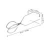TOPPERFUN Professional Pottery Glazing Tools High Temperature Ceramic Clamp for Pottery Accessories view 2