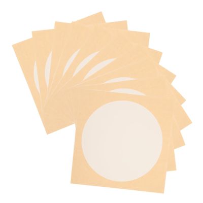 Gogogmee Blank Chinese Painting and Calligraphy Paper Thickened Handmade Card Stock Round for Art and Calligraphy Practice Safe and Durable for Beginners