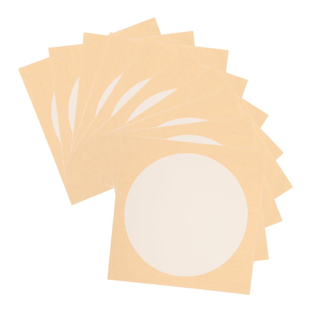 Gogogmee Blank Chinese Painting and Calligraphy Paper Thickened Handmade Card Stock Round for Art and Calligraphy Practice Safe and Durable for Beginners