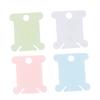 SEWOART 400pcs Sewing Thread Stand Thread Winding Plate Spools Holder Embroidery Holder Stitch Sewing Tools Organize Your Accessories Random Color view 1