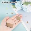 CRASPIRE 0.6 Inch Mini Bee Rubber Stamp Wood Stamps Small Square Bumble bee Pattern Rubber Stamps for Card Making DIY Art Crafts Scrapbooking Journal Letter Planner Decorative Albums Envelope Photo view 4
