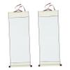KONTONTY 2pcs Chinese Calligraphy Art Wall Scrolling Blank Xuan Paper Scroll Paper Ink Writing Pad view 1