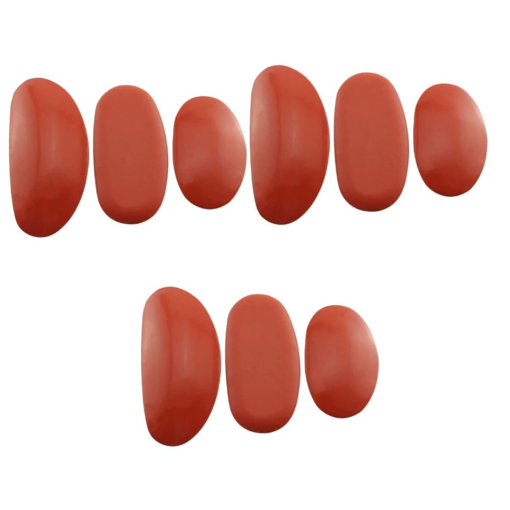 PLAFOPE 3sets Sculptural Clay Tools for Ornaments Mud Rib Sculpting Kit Red for Pottery Crafting and Shaping Compact for Easy Storage