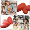PLAFOPE 3sets Sculptural Clay Tools for Ornaments Mud Rib Sculpting Kit Red for Pottery Crafting and Shaping Compact for Easy Storage view 2