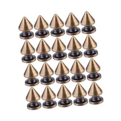CORHAD 20pcs Tree Rivets DIY Studs Rivets for Punk Style Clothing Accessories Metal Screw Back for Shoes