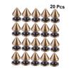 CORHAD 20pcs Tree Rivets DIY Studs Rivets for Punk Style Clothing Accessories Metal Screw Back for Shoes view 4