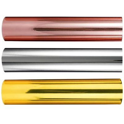 COHEALI 3rolls Permanent Self-Adhesive Vinyl Film for Crafts Glossy Metallic Colors for Cups Decals Home Decor