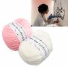 Weaving Yarn, 2 Rolls, 0.2in Wide Elastic Cotton Rug Knitting Yarn, Suitable for Carpet Tufting Machine view 3