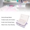 Sewing Tool Basket Portable Needlework Organizer with Removable Tray for Thread Scissors Spool Buttons view 4