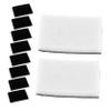 BCOATH 10Pcs Mini Ink Blending Tool Square Foam Pads for Smooth Blending in Scrapbooking Painting and Art Projects Soft White Sponge Refills for Easy Replacement and Cleaning view 1