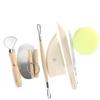 LALAFINA 8pcs Pottery Tool Set Wood Metal Clay Sculpting Carving Tools for Modeling Shaping view 1