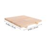 CORHAD Natural Solid Wood Clay Sculpture Tool Board Pottery Clay Cutting Board view 2