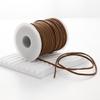 CABODYALS 50 Yards Brown Faux Suede Leather Rope String Suede Cord 2.5mm Coffee Flat Korean Braiding String Rope with Roll Spool for Jewelry Making Necklace Bracelet Crafts Beading Diy Crafts Supplies view 4