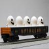 MTH RAILKING Halloween Gondola CAR with Flickering Lighted Ghosts 30-72245 view 1
