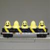 MTH RAILKING Halloween Ghost Trap 2021 Gondola with Glowing Lighted Ghosts 30-72254 view 3