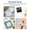 Avery Printable Square Cards, Sure Feed Technology, 3" x 3", Glossy White Cardstock, Print-To-The-Edge, Laser/Inkjet Printable, 60 Total, Great for Business and Thank You Messages view 3