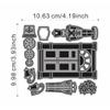 Christmas Door Die Cuts for Card Making, Soldier Metal Cutting Dies for Paper Scrapbooking, DIY Stencils for Album Party Wedding Festivals Decoration view 2
