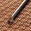 Leather Stamps Tri Braid Geometric Stamp Leather Stamping Tool 304 Stainless Steel Punch Carving DIY LeatherCrafts (Small) view 1