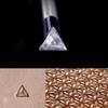Leather Stamps Tri Braid Geometric Stamp Leather Stamping Tool 304 Stainless Steel Punch Carving DIY LeatherCrafts (Small) view 3