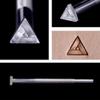 Leather Stamps Tri Braid Geometric Stamp Leather Stamping Tool 304 Stainless Steel Punch Carving DIY LeatherCrafts (Small) view 4
