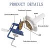 LHQYA Hand Operated Swift Yarn Ball Winder Machine, Winding Machine Yarn Ball Winder, Easy Installation/Can Wind 300-500g Thin Wire at a Time/Easy to Use, for Homes DIY Studios view 3