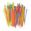 Phefop Plastic Sewing Needles, Large Eye Plastic Needles Material Practical for Knitting for Sewing for Practice view 1