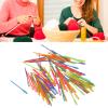Phefop Plastic Sewing Needles, Large Eye Plastic Needles Material Practical for Knitting for Sewing for Practice view 2