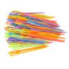 Phefop Plastic Sewing Needles, Large Eye Plastic Needles Material Practical for Knitting for Sewing for Practice view 4