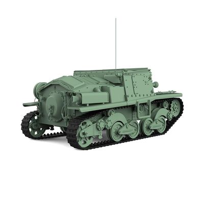 MRY-SFW 1/35 Military Model Italian Fiat-Ansaldo L40 47/32 Self-Owned Armored Combat Vehicle Battle Base